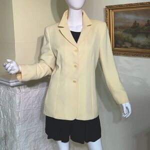 Bob Mackie Studio Vintage Fitted Crepe Blazer